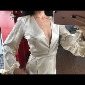 Reformation silk blouse